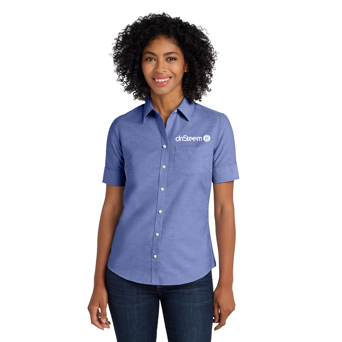 Port Authority® Women's Short Sleeve SuperPro™ Oxford Shirt