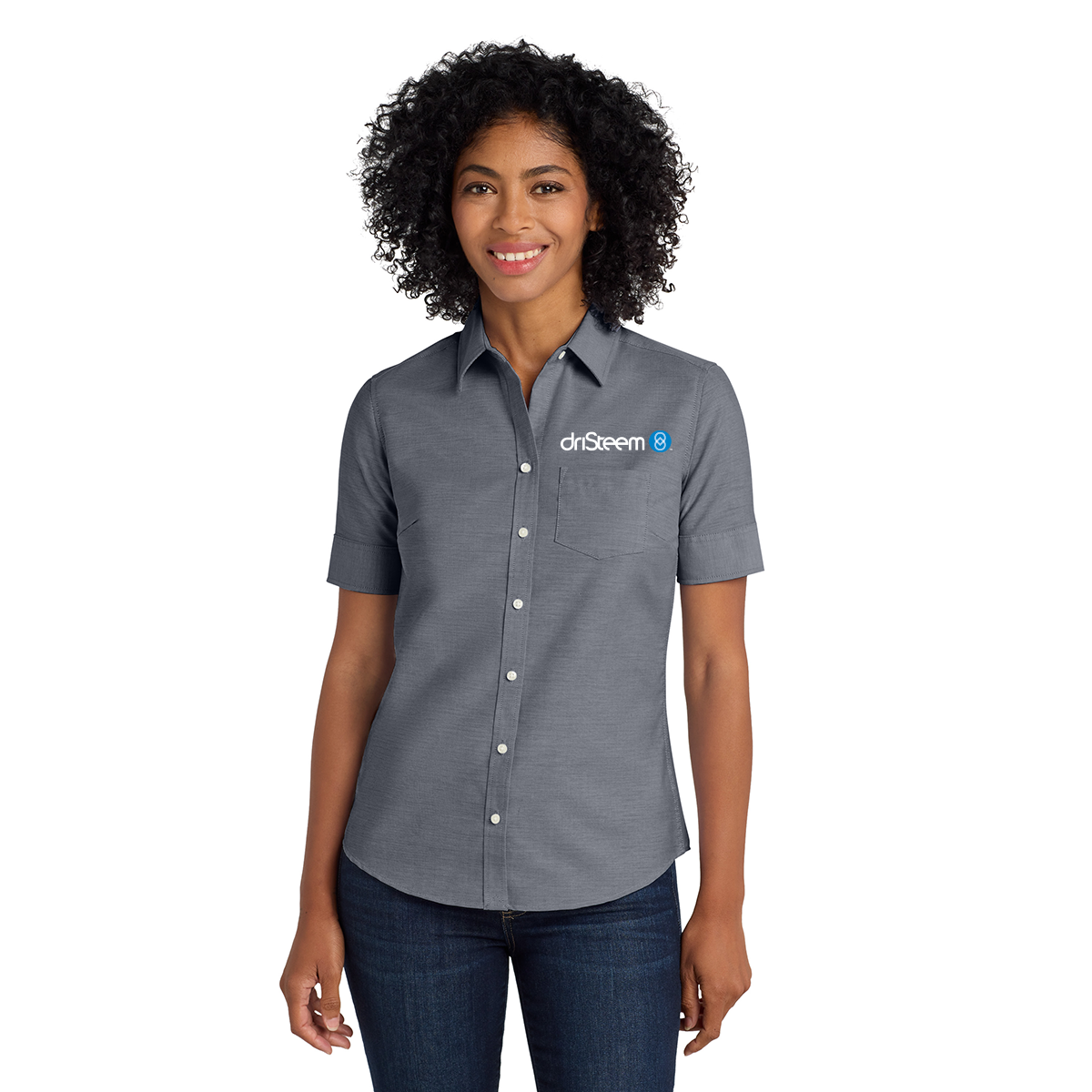 Port Authority® Women's Short Sleeve SuperPro™ Oxford Shirt