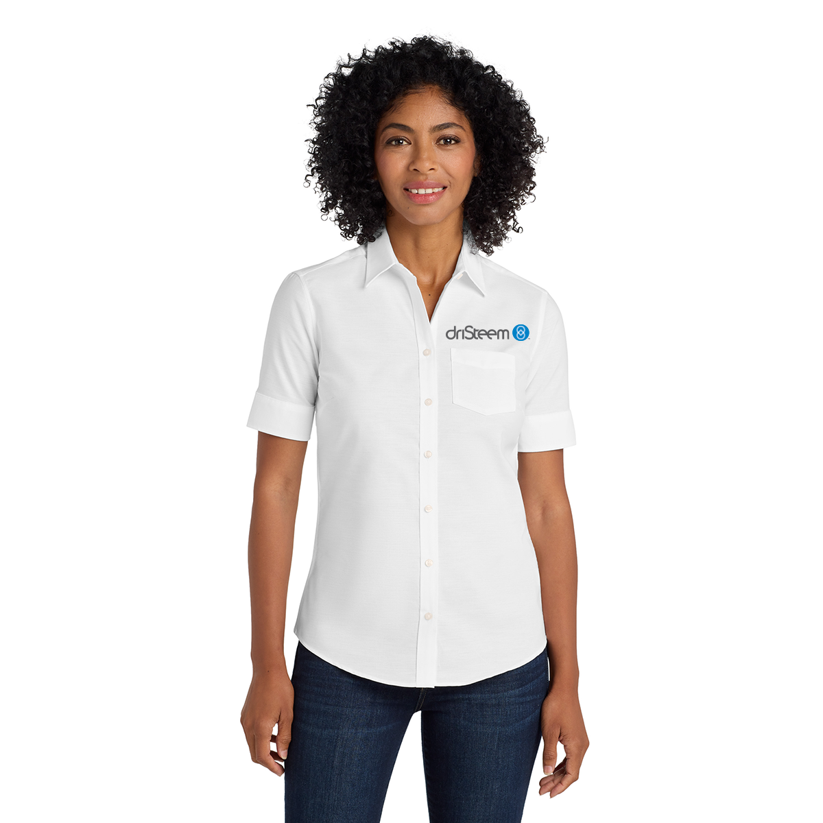 Port Authority® Women's Short Sleeve SuperPro™ Oxford Shirt