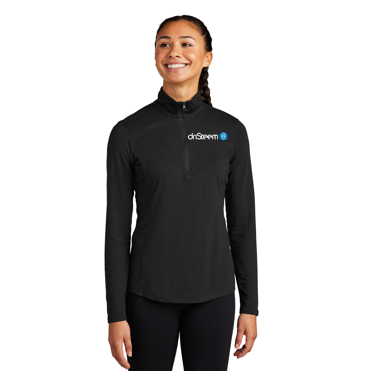 Sport-Tek® Women's PosiCharge® Tri-Blend Wicking 1/4-Zip Pullover