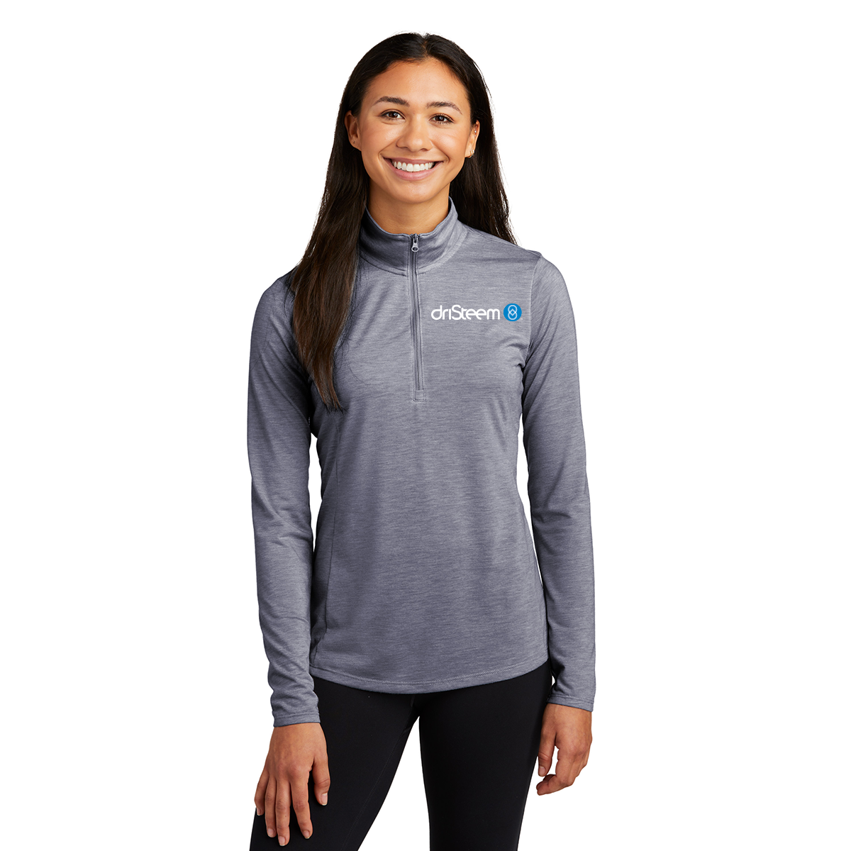 Sport-Tek® Women's PosiCharge® Tri-Blend Wicking 1/4-Zip Pullover