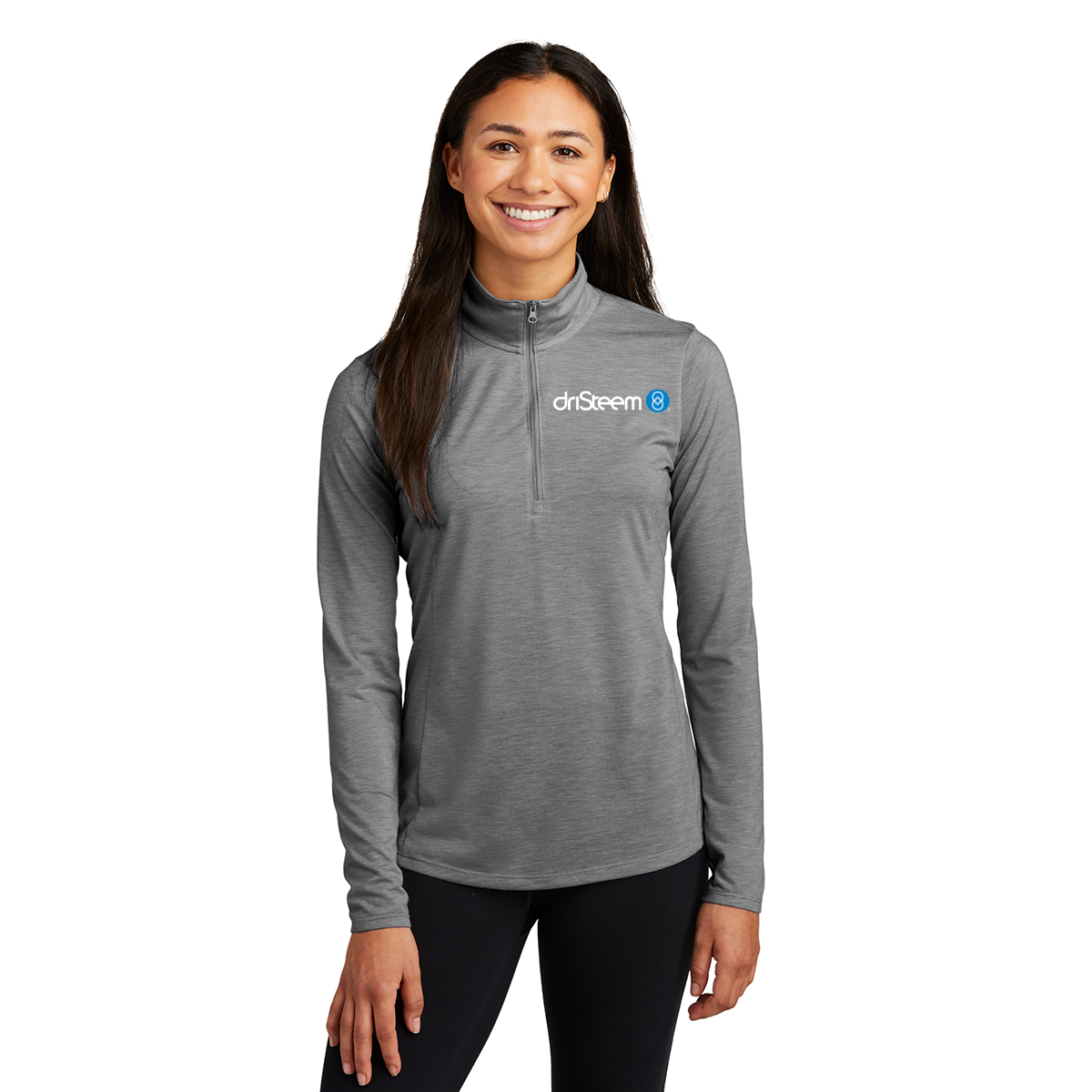Sport-Tek® Women's PosiCharge® Tri-Blend Wicking 1/4-Zip Pullover