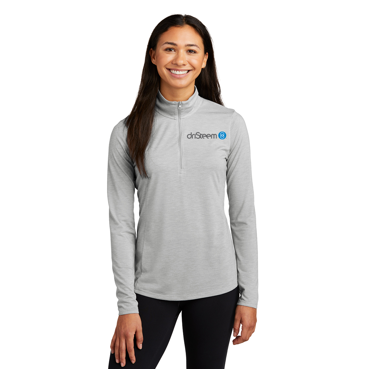 Sport-Tek® Women's PosiCharge® Tri-Blend Wicking 1/4-Zip Pullover