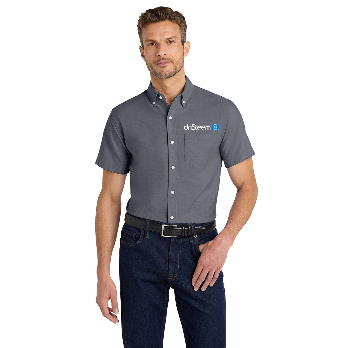 Port Authority® Short Sleeve SuperPro™ Oxford Shirt