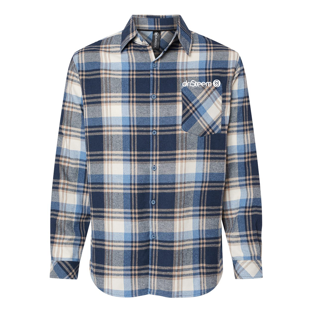 Burnside - Open Pocket Long Sleeve Flannel Shirt