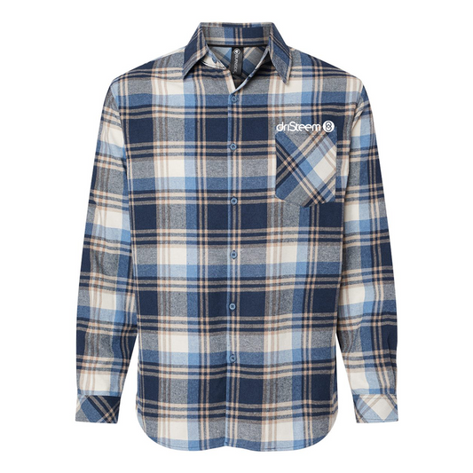 Burnside - Open Pocket Long Sleeve Flannel Shirt